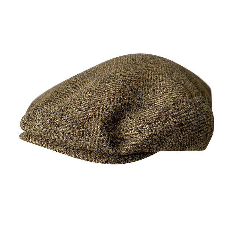 Newsboy Cap Ivy - หมวกแก๊ปส้นแบนขนแกะสีเทาใหม่สำหรับผู้ชายหมวกแกตส์บี้ให้ความอบอุ่นหมวกล่าสัตว์ไอริชคนขับแท็กซี่หมวกเบเร่ต์14
