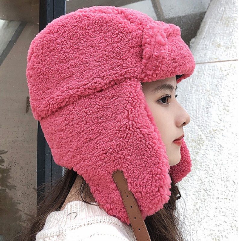 Winter Trapper Hat - Y2K หญิงผู้หญิงเครื่องบินทิ้งระเบิดหมวกนักบิน Trooper หมวก Faux Bonnets
