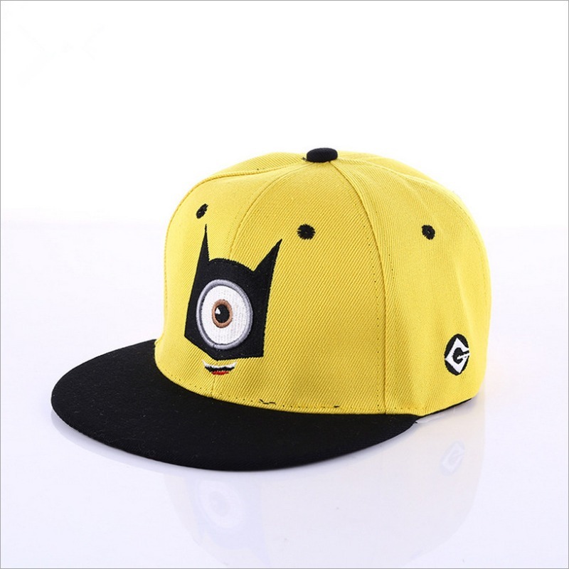 Visor Sun Hat - หมวกเบสบอลลายมินเนี่ยน อนิเมะ สำหรับเด็กและผู้ใหญ่ หมวกกันแดดฮิปฮอป ตลก น่ารัก