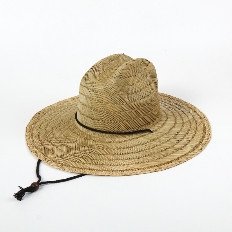 Cowboy Hat Straw - หมวกคาวบอยปีกกว้าง หมวกฟาง ฤดูใบไม้ผลิ ฤดูร้อน ชายหาด วันหยุด