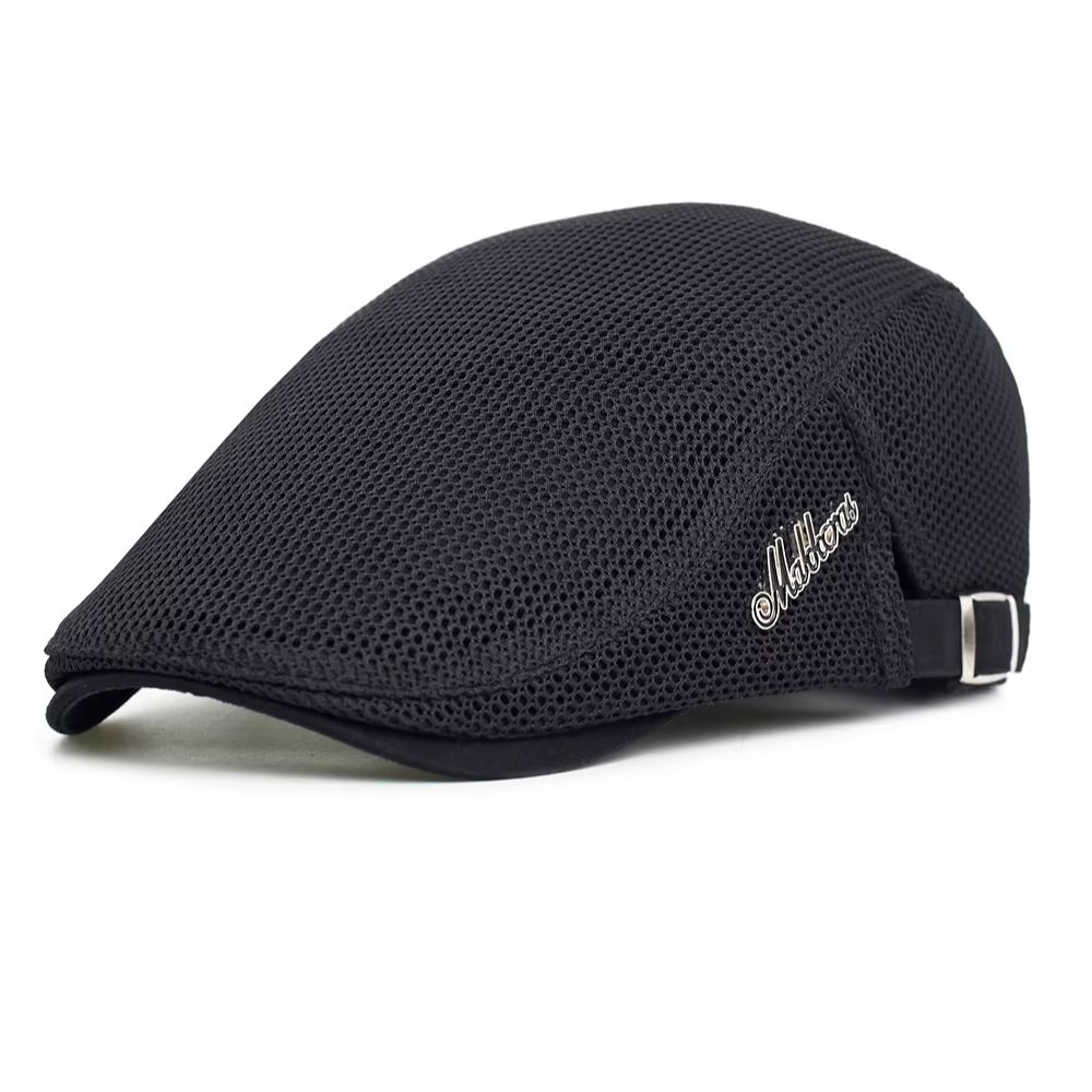 Newsboy Cap Ivy - หมวกแก๊ปตาข่ายระบายอากาศสำหรับฤดูใบไม้ผลิและฤดูร้อน หมวกเบเร่ต์ทรงแบน หมวกไอวี่ หมวกแฟชั่นสำหรับขับรถ หมวกทรงแหลม สำหรับผู้ชายและผู้หญิง