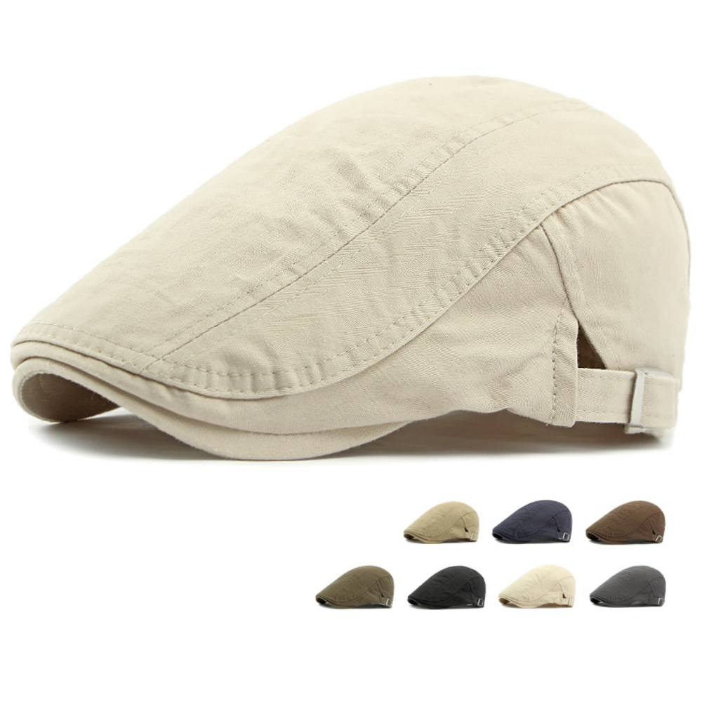 Newsboy Cap Ivy - HT4675 ผู้ชายผู้หญิง Beret หมวกคลาสสิก 100% ผ้าฝ้ายฤดูใบไม้ผลิฤดูร้อน