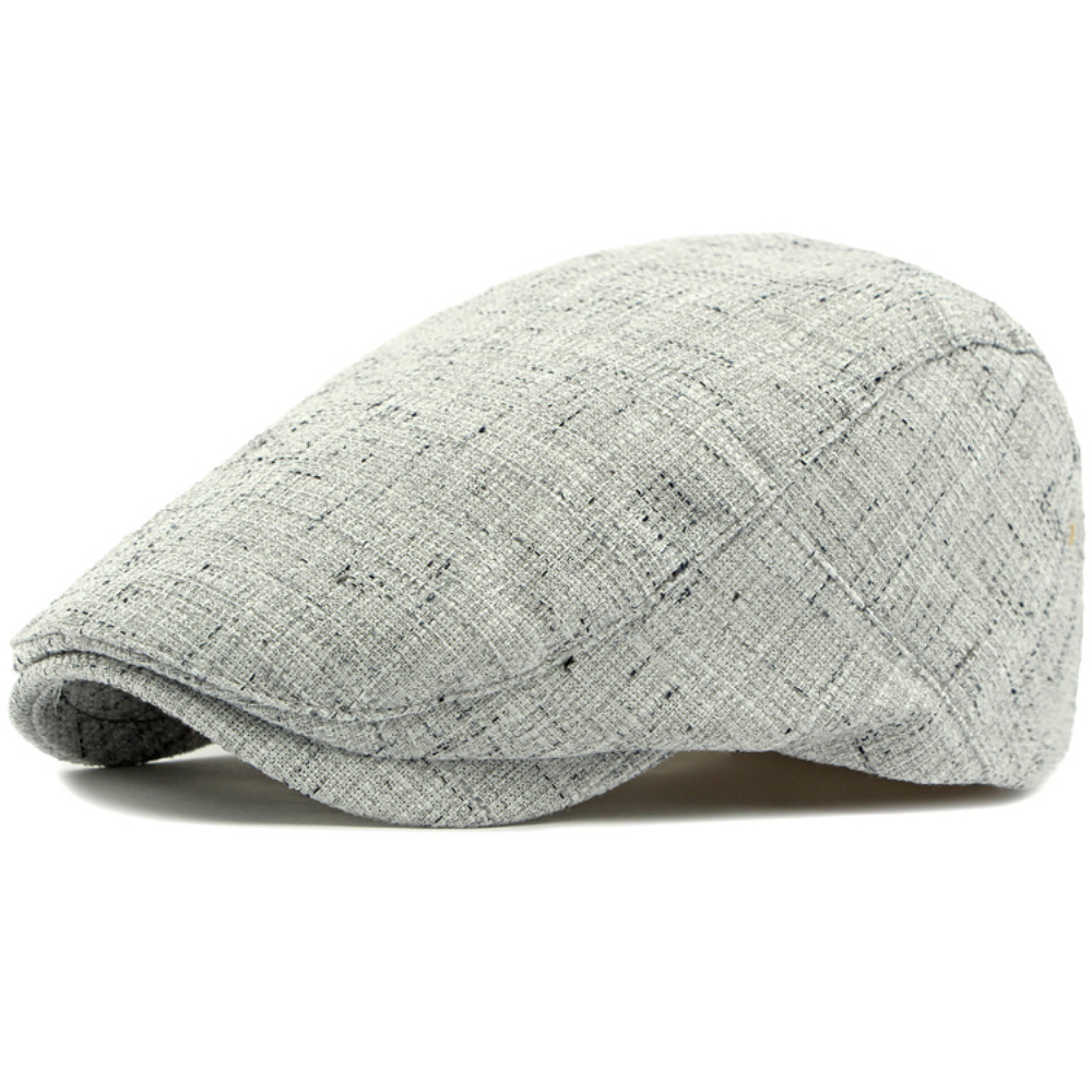 Newsboy Cap Ivy - หมวกเบเร่ต์ HT4736 สำหรับผู้ชายและผู้หญิง สไตล์วินเทจ หมวกเบเร่ต์สำหรับศิลปิน หมวกแก๊ปทรงไอวี่แบบปรับได้