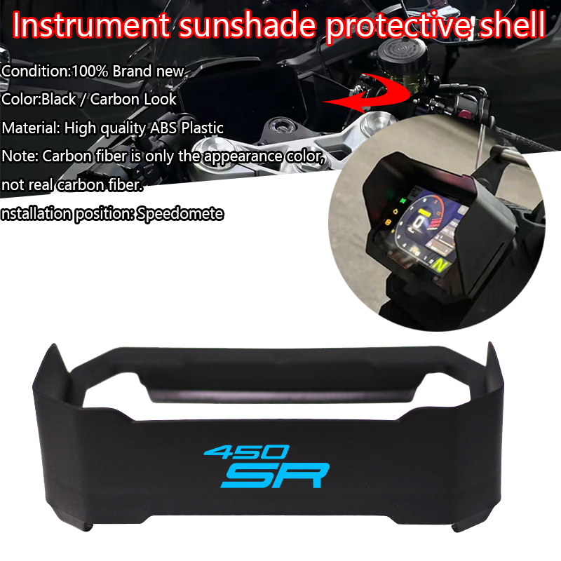 Visor Sun Hat - สำหรับ CFMOTO 450SR 450 SR ฝาครอบหน้าปัดมอเตอร์ไซค์