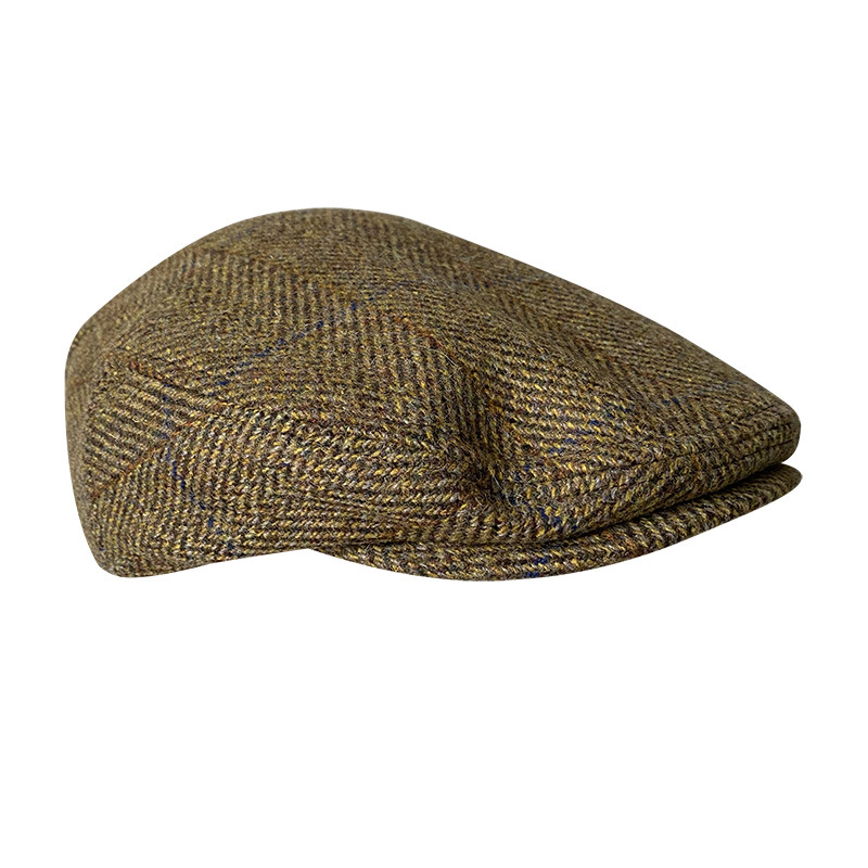 หมวกแก๊ปส้นแบนขนแกะสีเทาใหม่สำ - Newsboy Cap Ivy บทวิจารณ์และราคา