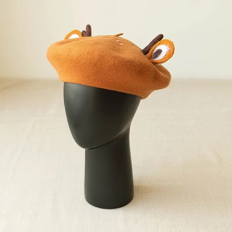 หมวกเบเร่ต์ขนสัตว์ลายกบตาโตน่า - Beret French Wool บทวิจารณ์และราคา