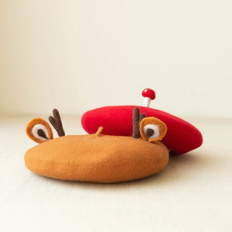 หมวกเบเร่ต์ขนสัตว์ลายกบตาโตน่า - Beret French Wool บทวิจารณ์และราคา