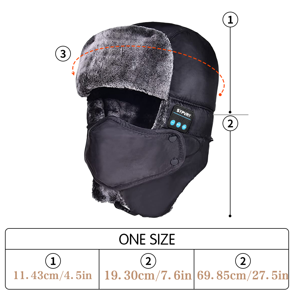 หมวกดักสัตว์ฤดูหนาวสําหรับผู้ช - Trapper Hat Ear Flap บทวิจารณ์และราคา