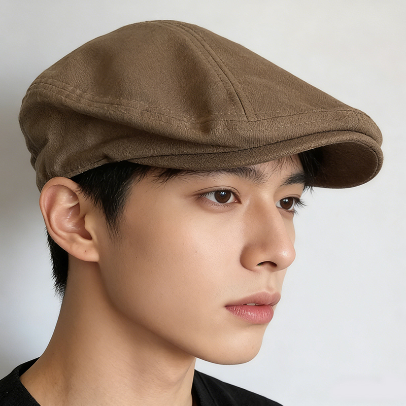 หมวกแก๊ปสไตล์วินเทจ ผ้าลินิน ร - Newsboy Cap Ivy บทวิจารณ์และราคา