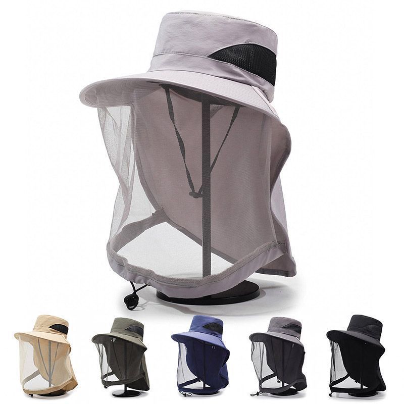 หมวกตาข่ายกันแดดพร้อมสายรัดคอแ - Sun Hat Wide Brim บทวิจารณ์และราคา