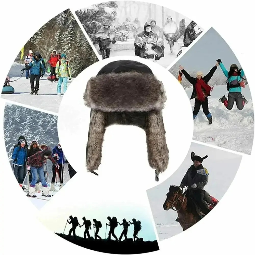 หมวกกันหนาวแบบรัสเซียสำหรับผู้ - Winter Trapper Hat บทวิจารณ์และราคา