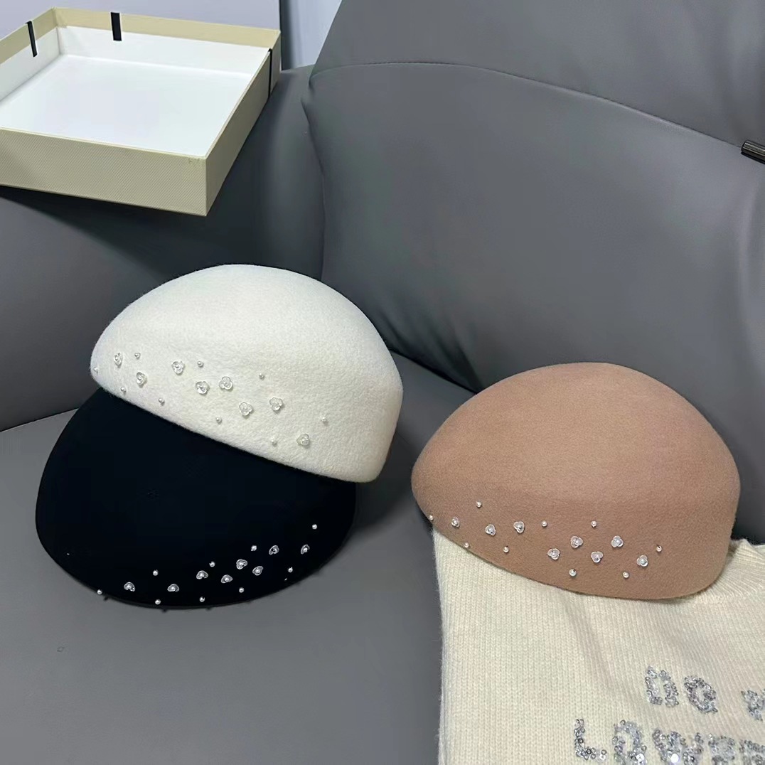 หมวกเบเร่ต์สไตล์ฝรั่งเศสสำหรับ - Beret French Wool บทวิจารณ์และราคา