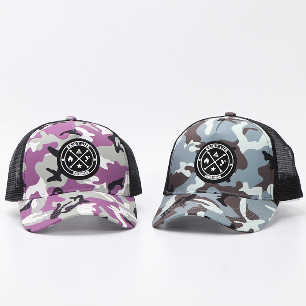 หมวกแก๊ปตาข่ายลายพรางแบบลำลอง  - Trucker Cap Mesh บทวิจารณ์และราคา