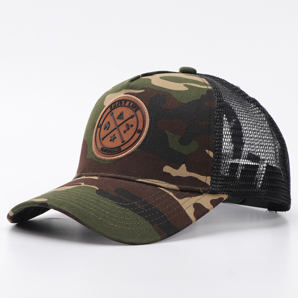 หมวกแก๊ปตาข่ายลายพรางแบบลำลอง  - Trucker Cap Mesh บทวิจารณ์และราคา