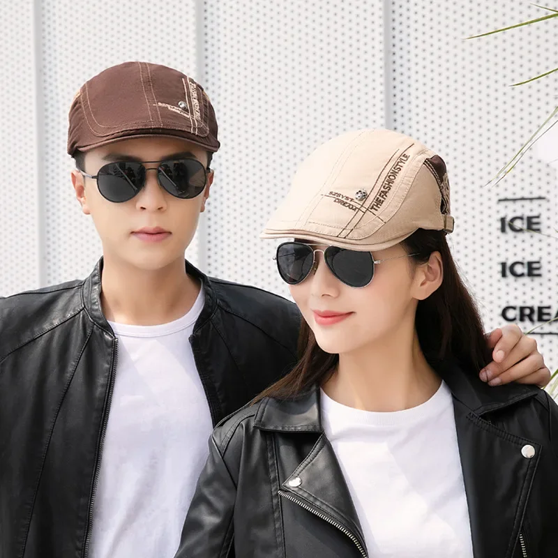Unisex Skull ตัวอักษร Newsboy  - Newsboy Cap Ivy บทวิจารณ์และราคา