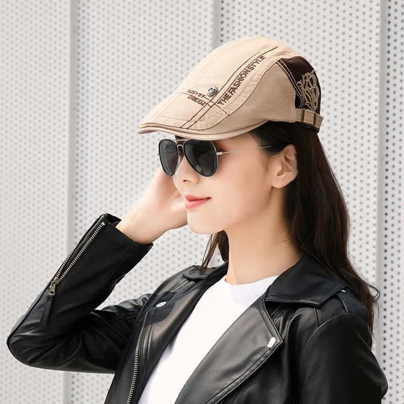 Unisex Skull ตัวอักษร Newsboy  - Newsboy Cap Ivy บทวิจารณ์และราคา