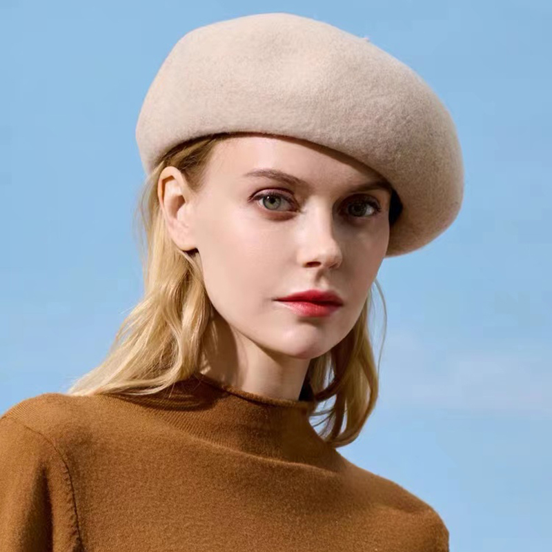 ฤดูใบไม้ร่วงที่เรียบง่ายฤดูหนา - Beret French Wool บทวิจารณ์และราคา