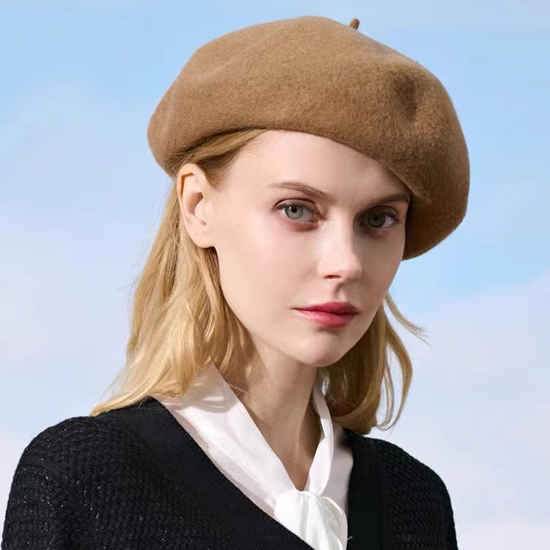 ฤดูใบไม้ร่วงที่เรียบง่ายฤดูหนา - Beret French Wool บทวิจารณ์และราคา