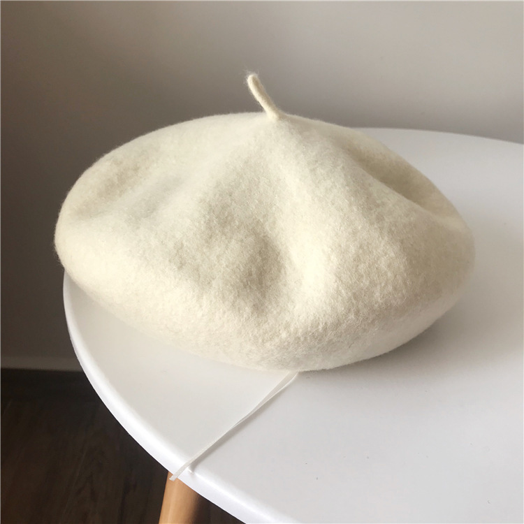 ฤดูใบไม้ร่วงที่เรียบง่ายฤดูหนา - Beret French Wool บทวิจารณ์และราคา