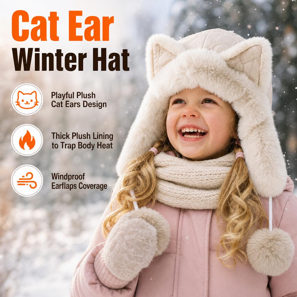 หมวกกันหนาวทรงทรัปเปอร์พร้อมหู - Winter Trapper Hat บทวิจารณ์และราคา