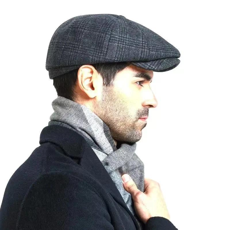 หมวกแก๊ปทรงนิวส์บอย ลายก้างปลา - Newsboy Cap Ivy บทวิจารณ์และราคา