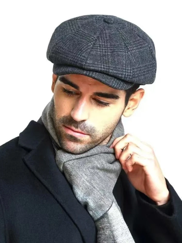 หมวกแก๊ปทรงนิวส์บอย ลายก้างปลา - Newsboy Cap Ivy บทวิจารณ์และราคา