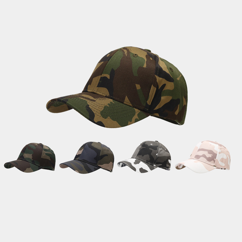 หมวกเบสบอลลายพรางลายป่าไม้ ปรั - Dad Hat Cotton บทวิจารณ์และราคา