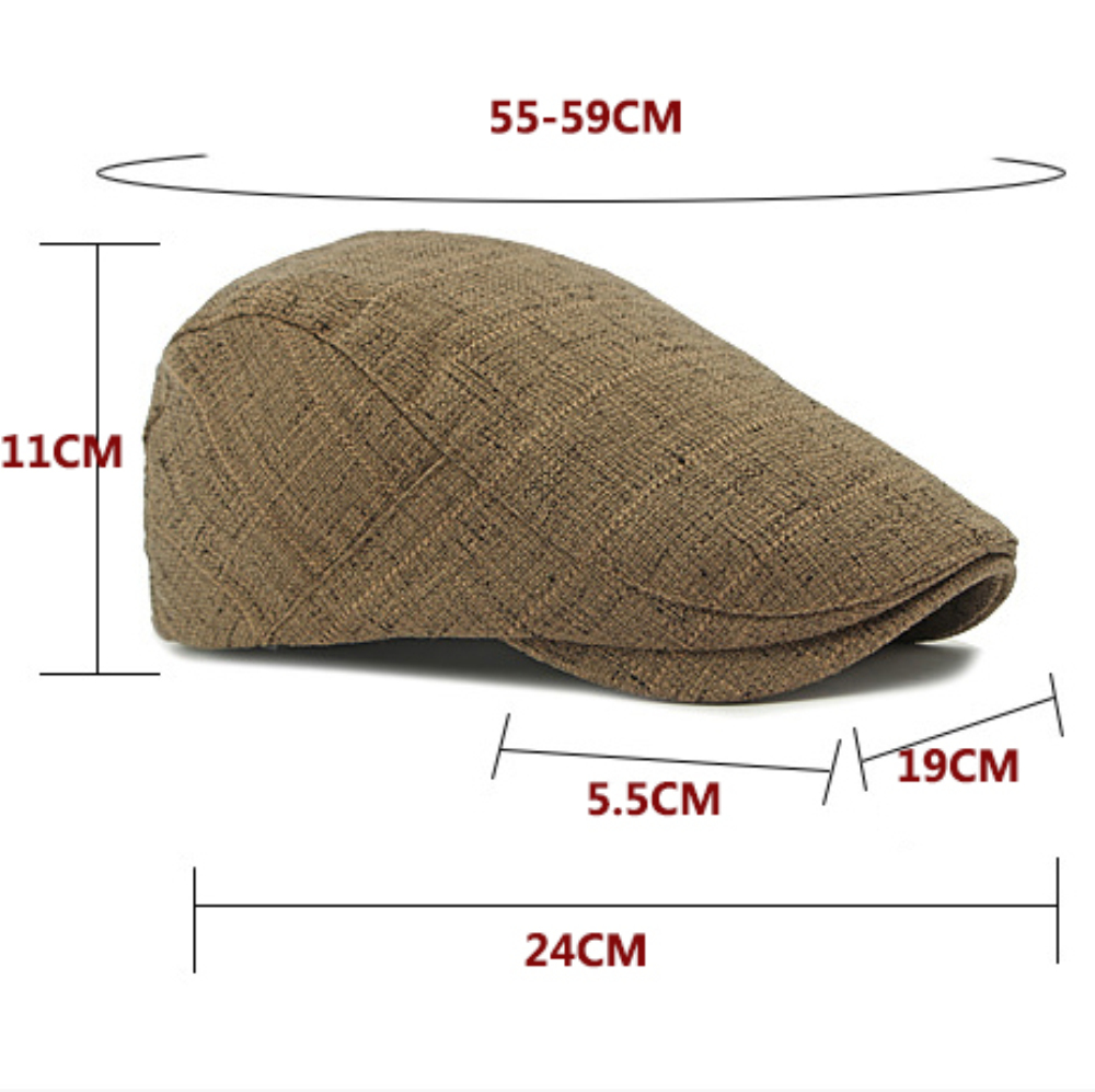 หมวกเบเร่ต์ HT4736 สำหรับผู้ชา - Newsboy Cap Ivy บทวิจารณ์และราคา