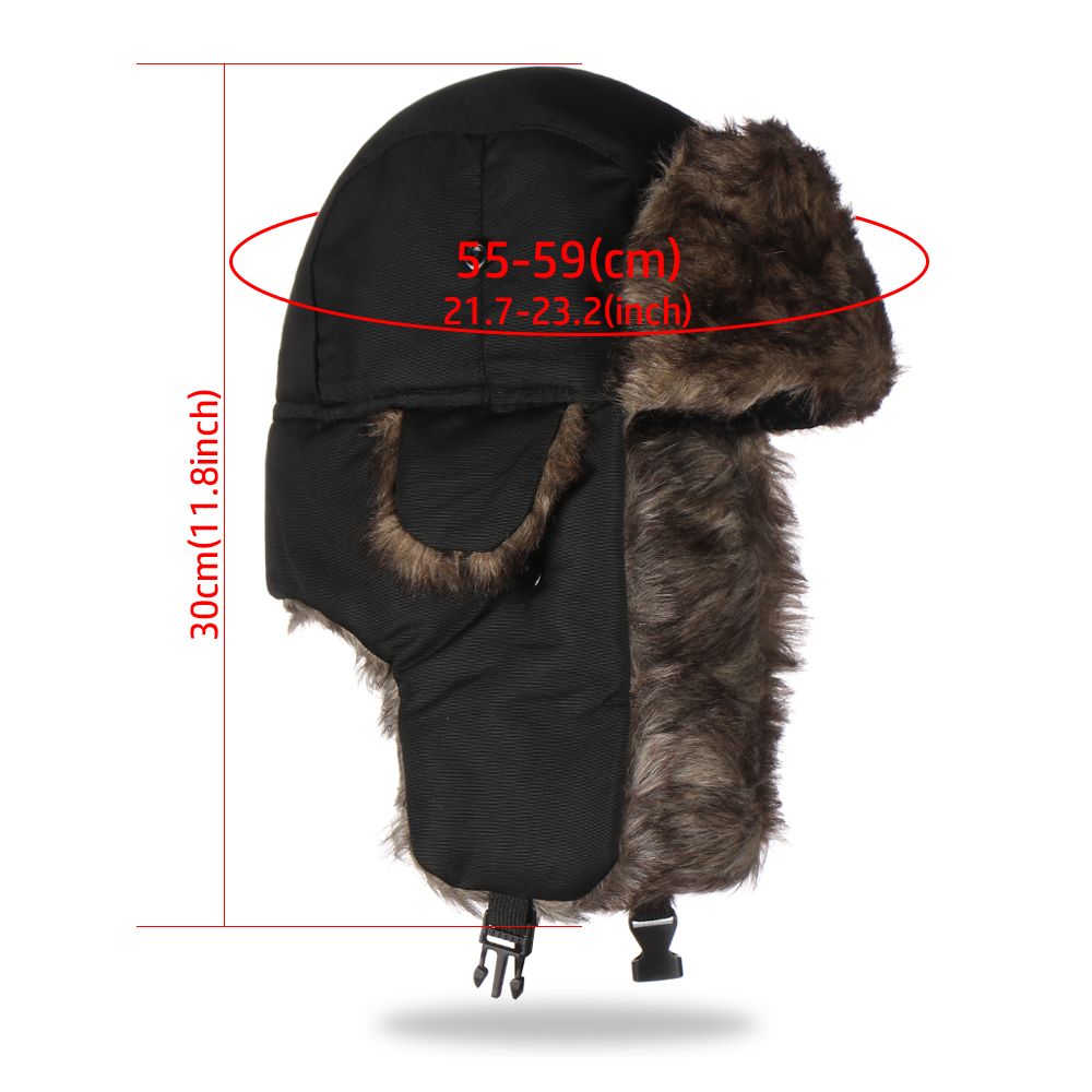 หมวกกันหนาวแบบมีที่ปิดหู หมวกส - Winter Trapper Hat บทวิจารณ์และราคา
