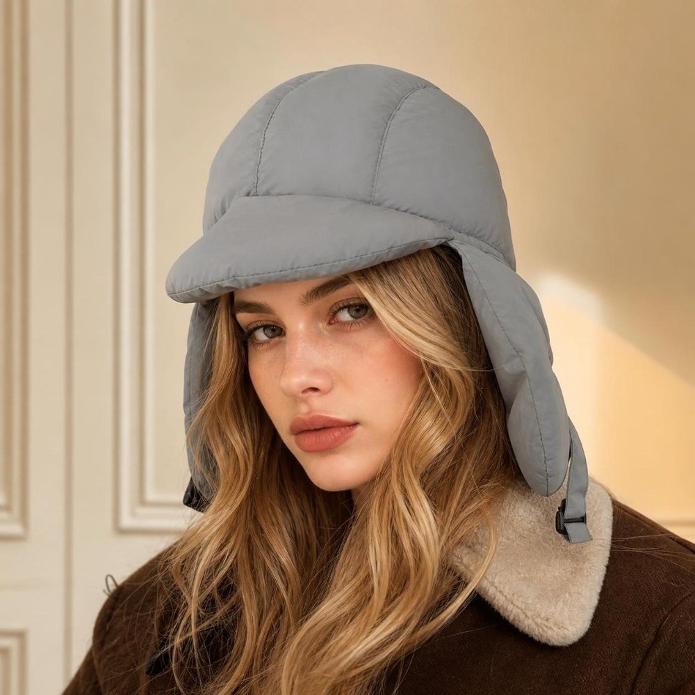 หมวกบอมเบอร์แบบมีซับในหนาสไตล์ - Winter Trapper Hat บทวิจารณ์และราคา