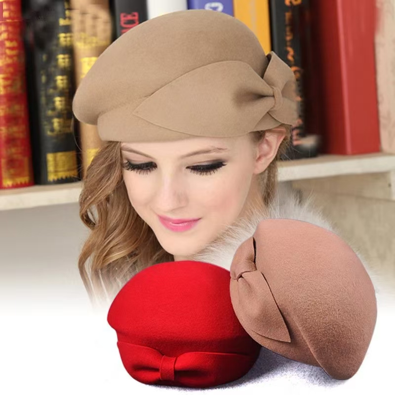 หมวกเบเร่ต์ขนสัตว์วินเทจ อุ่นส - Beret French Wool บทวิจารณ์และราคา