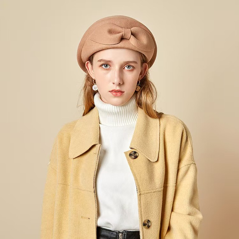หมวกเบเร่ต์ขนสัตว์วินเทจ อุ่นส - Beret French Wool บทวิจารณ์และราคา