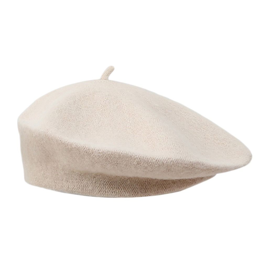 หมวกเบเร่ต์ขนสัตว์อุ่นๆ สำหรับ - Beret French Wool บทวิจารณ์และราคา